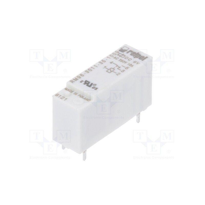 1 pcs x RELPOL - RM96-3011-35-1009 - Relay: electromagnetic, SPDT, Ucoil: 9VDC, 8A, 8A/250VAC, 8A/24VDC