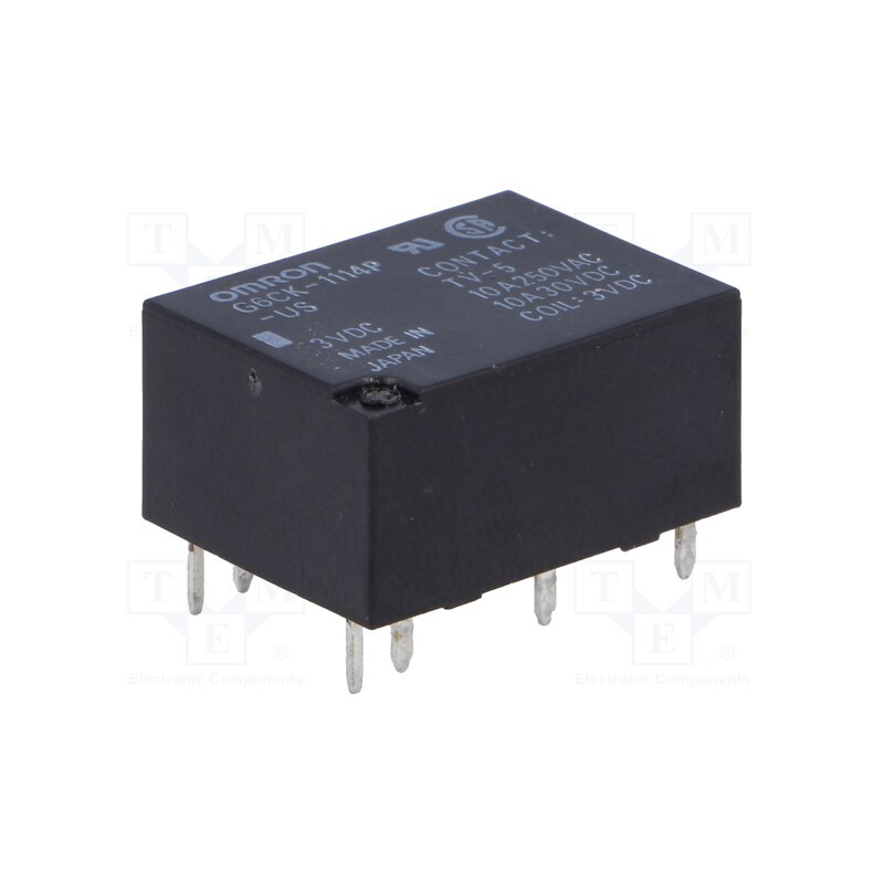 1 pcs x OMRON OCB - G6CK-1114P-US 3VDC - Relay: electromagnetic, SPST-NO, Ucoil: 3VDC, Icontacts max: 10A