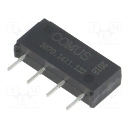 1 pcs x COMUS - 3570.1411.122 - Relay: reed switch, SPST-NO, Ucoil: 12VDC, 500mA, max.200VDC, 10W