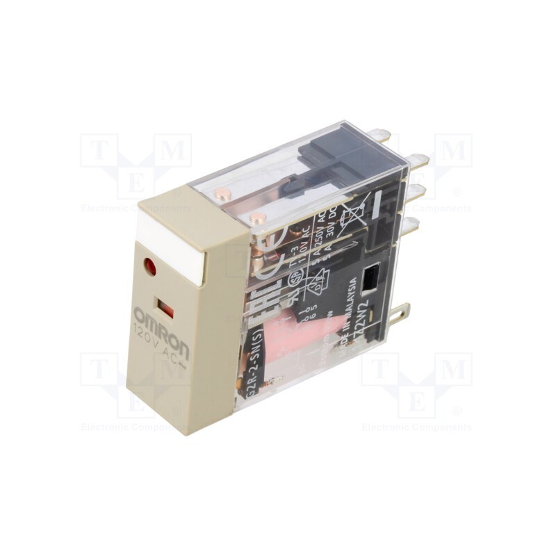 1 pcs x OMRON - G2R-2-SN 120VAC (S) - Relay: electromagnetic, DPDT, Ucoil: 120VAC, Icontacts max: 5A