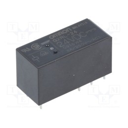 1 pcs x OMRON OCB - G2RL-24 24VDC - Relay: electromagnetic, DPDT, Ucoil: 24VDC, Icontacts max: 8A, PCB