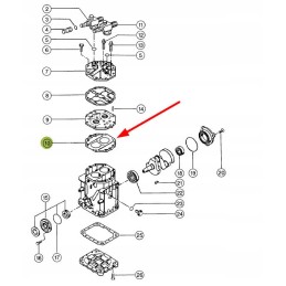 176636 0 air conditioning compressor gasket