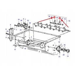 B126576 movable shredder knife serrated