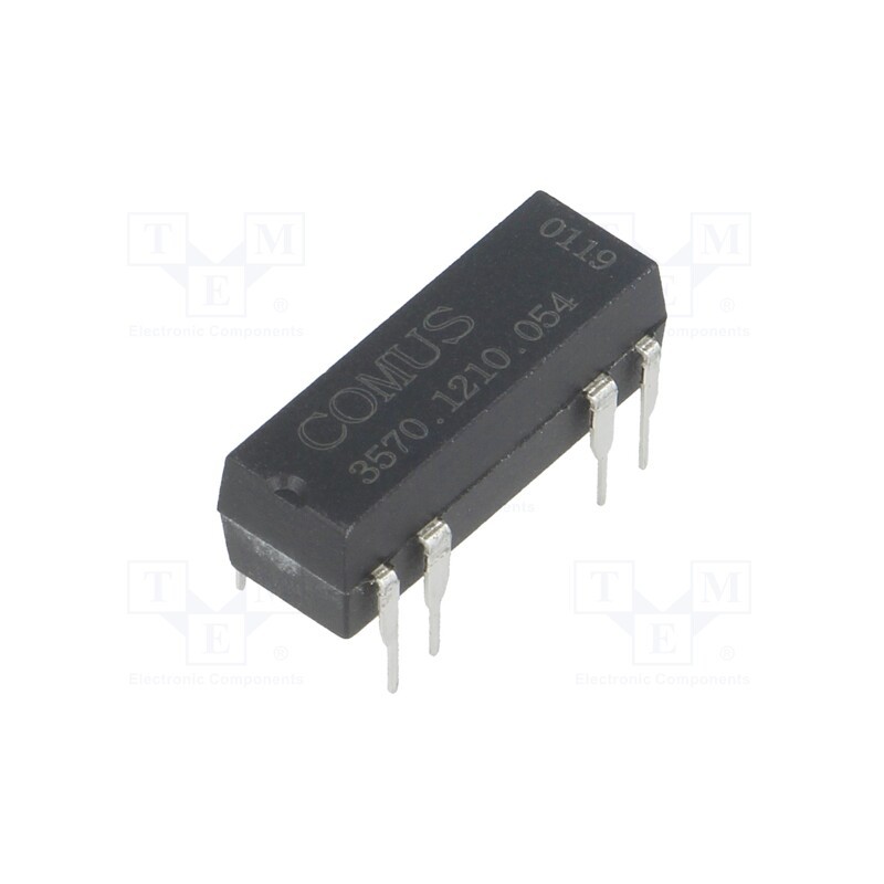 1 pcs x COMUS - 3570.1210.054 - Relay: reed switch, SPST-NO, Ucoil: 5VDC, 500mA, max.150VDC, 10W