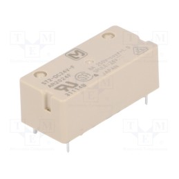 1 pcs x PANASONIC - ST224FJ - Relay: electromagnetic, DPST-NO, Ucoil: 24VDC, Icontacts max: 8A