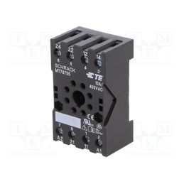 1 pcs x SCHRACK - 3-1415035-1 - Socket, PIN: 8, 10A, 400VAC, H: 26mm, W: 38mm, MT28800, Series: MT