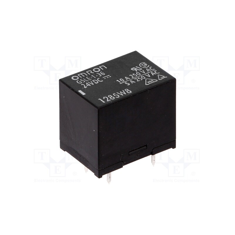 1 pcs x OMRON OCB - G5LE-1-36 24VDC - Relay: electromagnetic, SPDT, Ucoil: 24VDC, Icontacts max: 10A