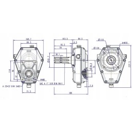 Gear pump 8cm3 16l men's multiplier set