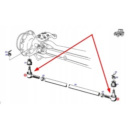 X800210015000 tie rod end