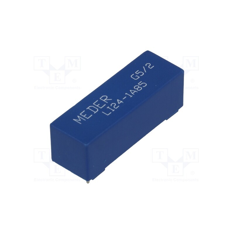 1 pcs x MEDER - LI24-1A85 - Relay: reed switch, SPST-NO, Ucoil: 24VDC, 2.5A, max.1kVDC, 100W