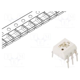 1 pcs x OMRON OCB - G3VM101BR - Relay: solid state, SPST-NO, Icntrl: 30mA, 2000mA, max.80VAC, THT
