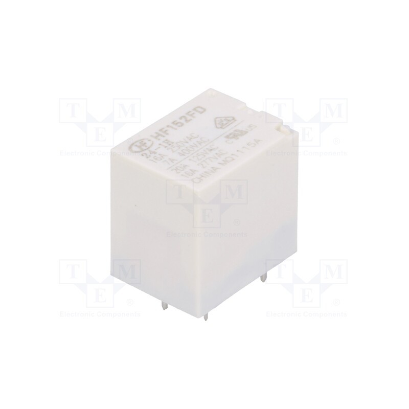 1 pcs x HONGFA RELAY - HF152FD/24-1H - Relay: electromagnetic, SPST-NO, Ucoil: 24VDC, 20A, 20A/125VAC