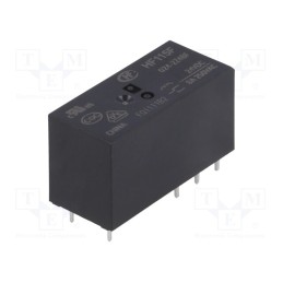 1 pcs x HONGFA RELAY - HF115F/024-2Z4BF - Relay: electromagnetic, DPDT, Ucoil: 24VDC, 8A, 8A/250VAC, 8A/24VDC