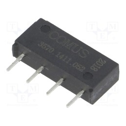 1 pcs x COMUS - 3570.1411.052 - Relay: reed switch, SPST-NO, Ucoil: 5VDC, 500mA, max.200VDC, 10W