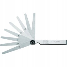 Gedore plate feeler gauge from 0.05 to 0.5 mm