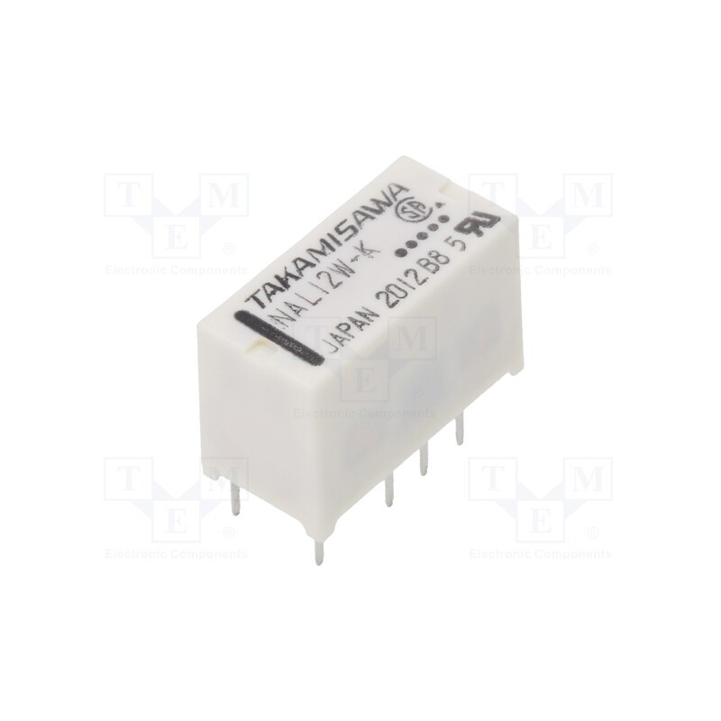1 pcs x FUJITSU - NAL-12W-K - Relay: electromagnetic, DPDT, Ucoil: 12VDC, 2A, 0.5A/125VAC, PCB