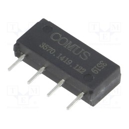 1 pcs x COMUS - 3570.1419.122 - Relay: reed switch, SPST-NO, Ucoil: 12VDC, 500mA, max.200VDC, 10W