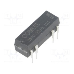 1 pcs x COMUS - 3570.1210.121 - Relay: reed switch, SPST-NO, Ucoil: 12VDC, 500mA, max.150VDC, 10W