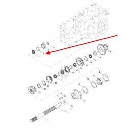 Ft250 37a 150 spacer ring 30 x 45 x 2 70