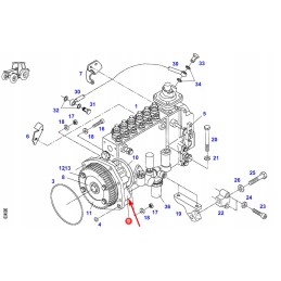 F926200710310 injection pump gear housing