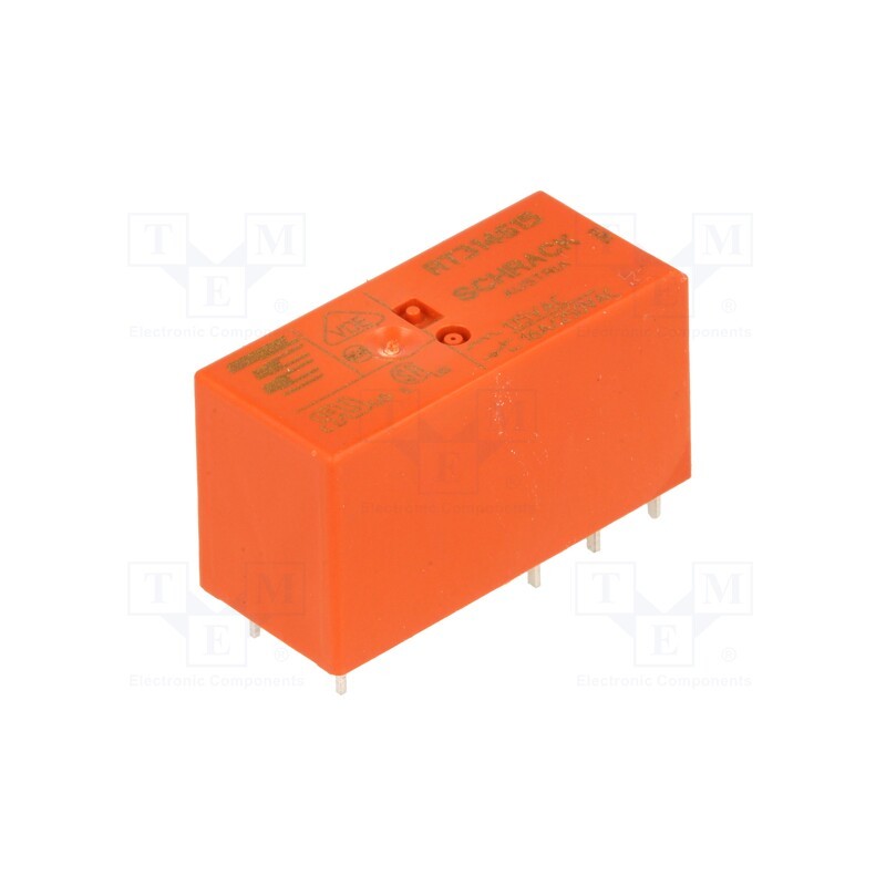 1 pcs x TE Connectivity - 1393240-6 - Relay: electromagnetic, SPDT, Ucoil: 115VAC, Icontacts max: 16A