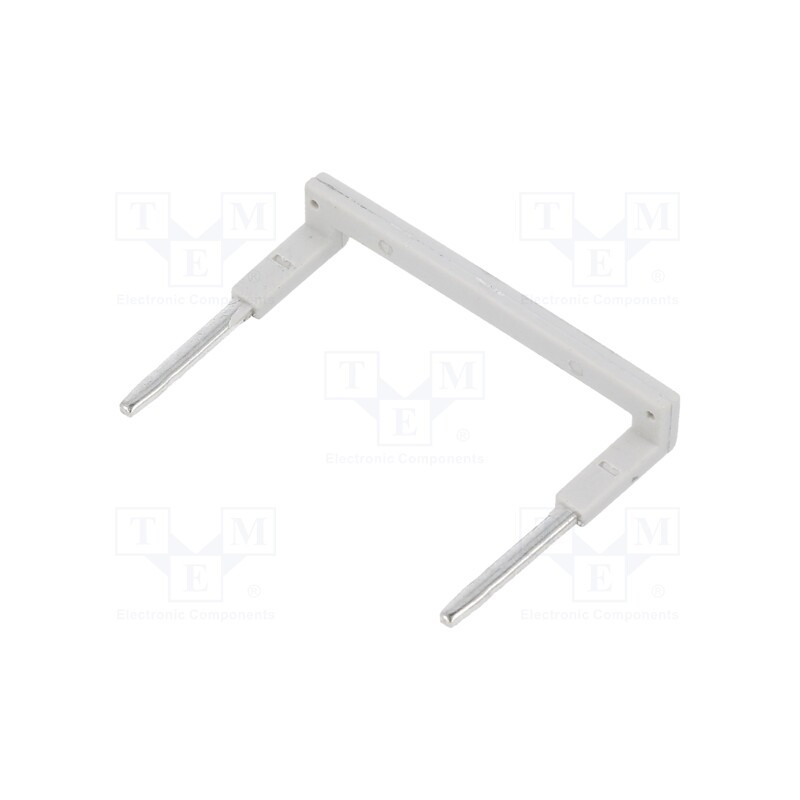 1 pcs x RELPOL - ZGZP4-2 GY - Connection bridge, 10A, 250VAC, Electr.connect: Push-in, grey