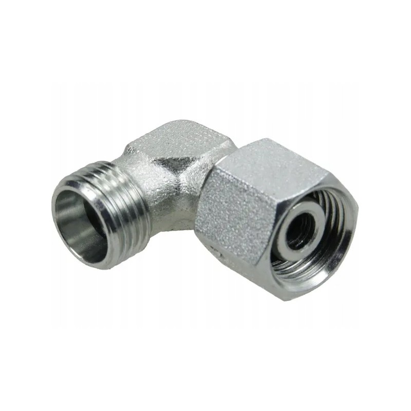 Ewsd10lgp elbow connector with nut m16x1 5 10l