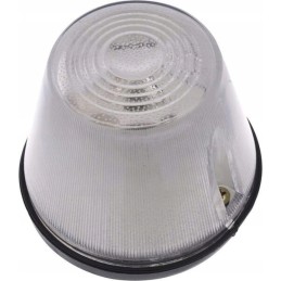 Round marker lamp 12 24v, transparent white