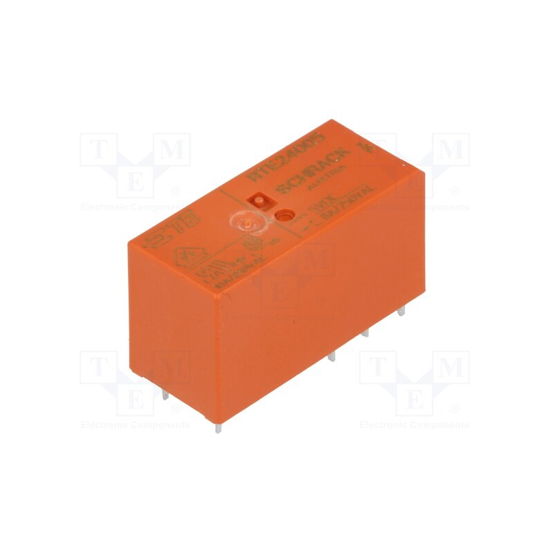 1 pcs x TE Connectivity - 1393243-1 - Relay: electromagnetic, DPDT, Ucoil: 5VDC, 8A, 8A/250VAC, 8A/30VDC