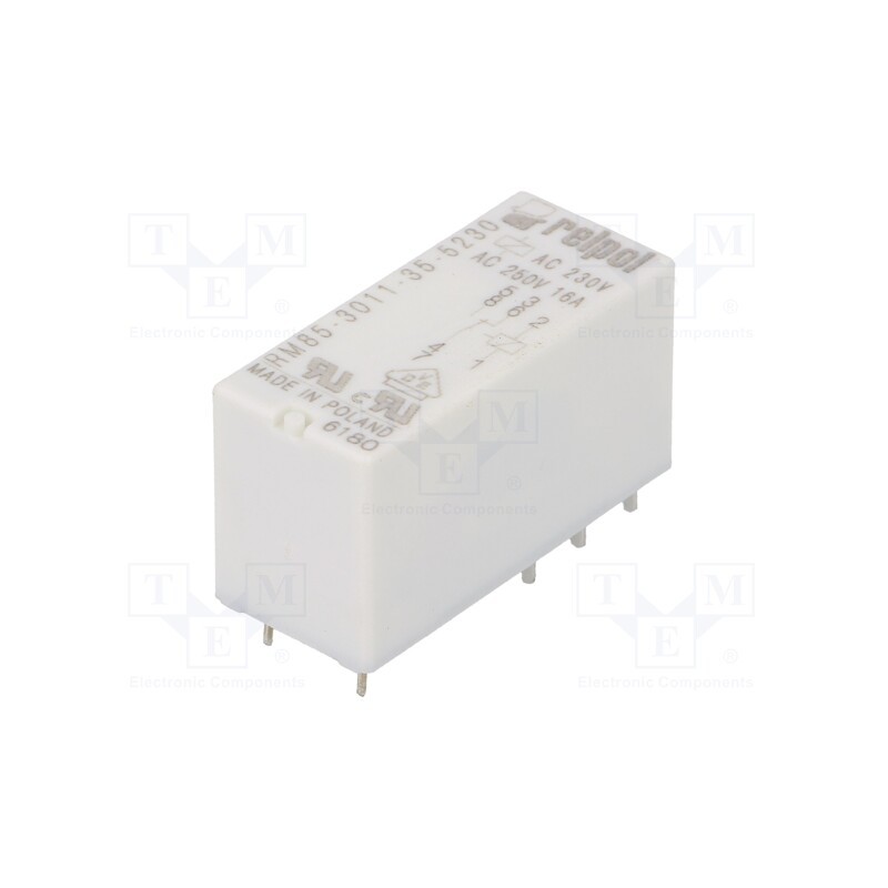 1 pcs x RELPOL - RM85-3011-35-5230 - Relay: electromagnetic, SPDT, Ucoil: 230VAC, Icontacts max: 16A