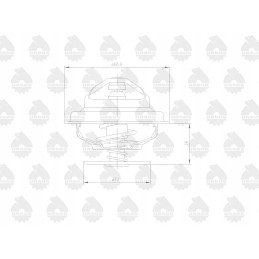 Thermostat forterra zetor 70011316 original ursus