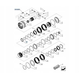 New Holland Case securing ring 81863364