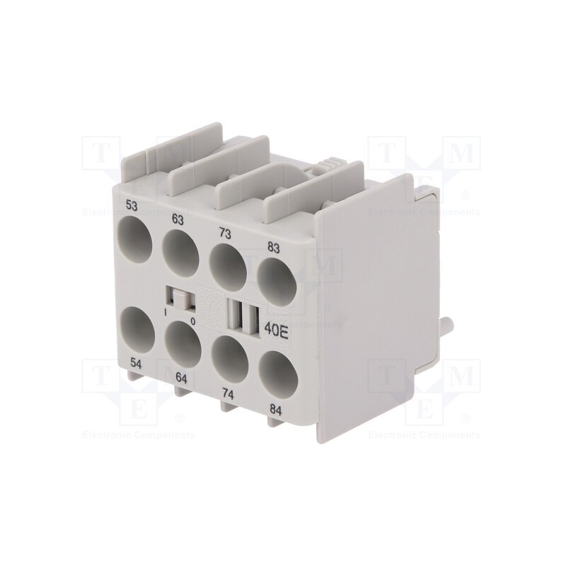1 pcs x DANFOSS - CBN 40 - Auxiliary contacts, Series: CI 5, Leads: screw terminals, front