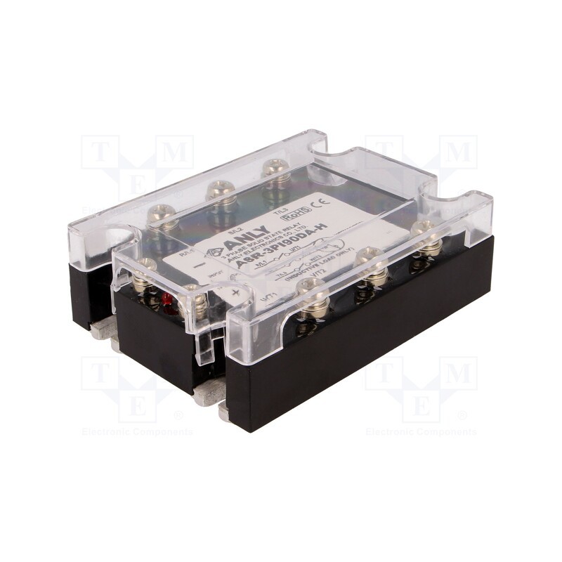 1 pcs x ANLY ELECTRONICS - ASR-3PI90DA-H - Relay: solid state, 90A, Uswitch: 48÷480VAC, 3-phase, Series: ASR