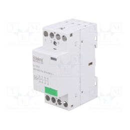 1 pcs x ISKRA - 30.046.890 - Contactor: 3-pole installation, 32A, 24VAC,24VDC, NO x3
