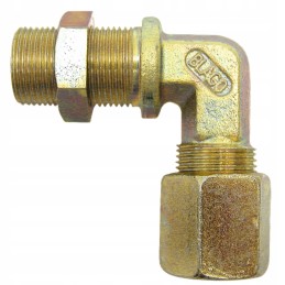 Angular screw-in connector with nut M22x1 5 granite