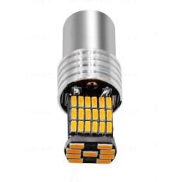 45 LED bulb Py21W Bau15S, orange direction