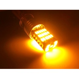 45 LED bulb Py21W Bau15S, orange direction