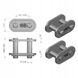 Chain lock 08b 1 1 1 2 z08b1 1 1 2