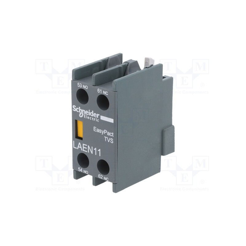 1 pcs x SCHNEIDER ELECTRIC - LAEN11 - Auxiliary contacts, Series: EasyPact TVS, Leads: screw terminals