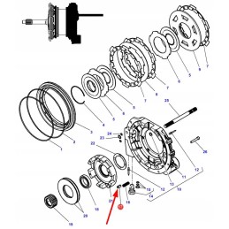 3019686x1 clutch basket spring pin 10x20