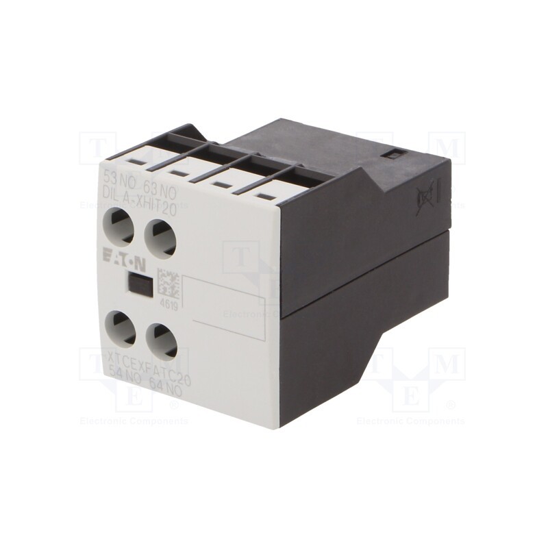 1 pcs x EATON ELECTRIC - DILA-XHIT20 - Auxiliary contacts, Leads: screw terminals, front