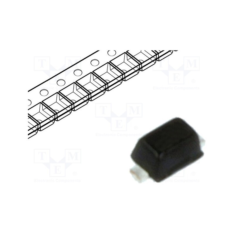 5 pcs x NEXPERIA - PESD5V0S1BB,115 - Diode: TVS, 130W, 7.5V, 12A, bidirectional, SOD523