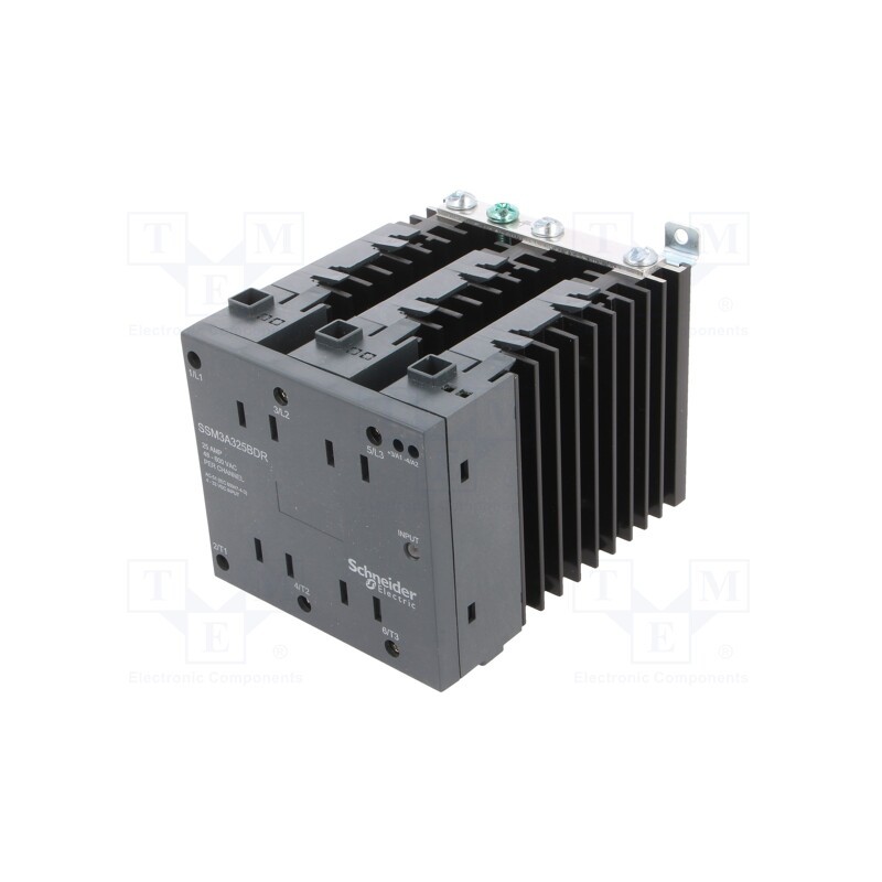 1 pcs x SCHNEIDER ELECTRIC - SSM3A325BDR - Relay: solid state, 25A, Uswitch: 48÷600VAC, 3-phase, Series: SSM