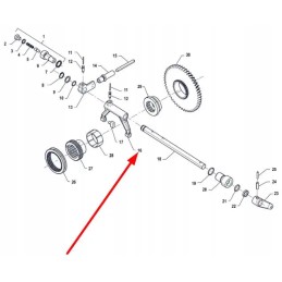P5m21301105 lever fork