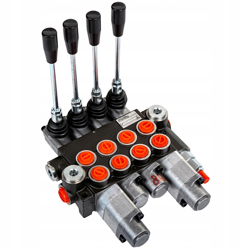 4-section hydraulic distributor 40l 2p 1d 1dw