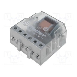 1 pcs x FINDER - 26.04.8.024.0000 - Relay: installation, bistable,impulse, NO x2, Ucoil: 24VAC, 10A