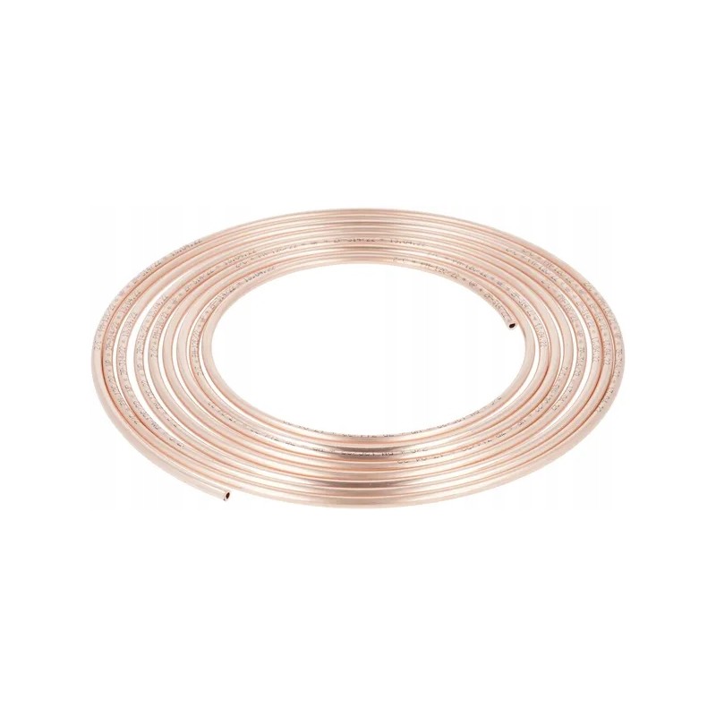 Tube for brake lines 3 16 5 m copper