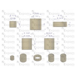 Set of starter sliding bearings b140977 15