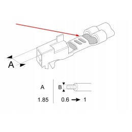 7703497374 Electric cable spring clamp